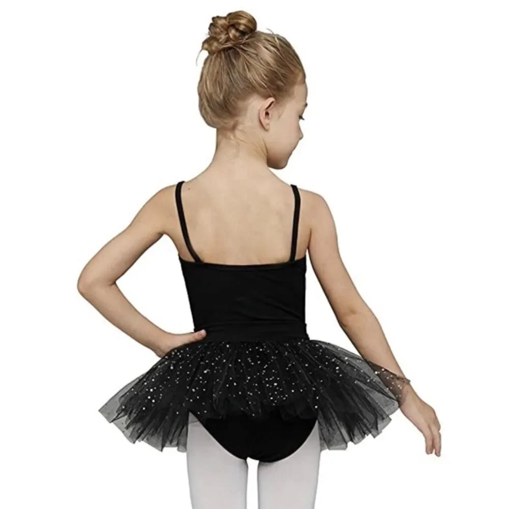 Black Leotard With Sparkle Tutu Girls' 150